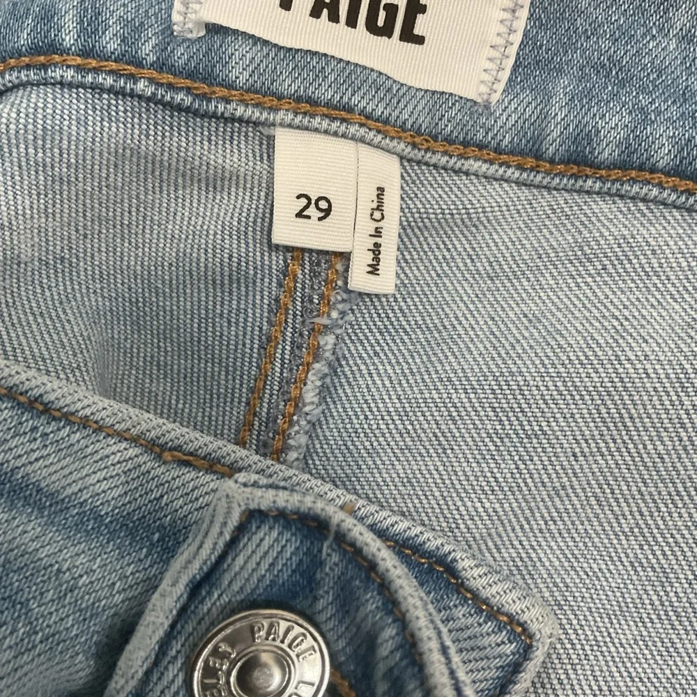PAIGE Marlow Skimmer Light Blue Flare Jeans  Size 29